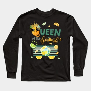 Queen of Lemonade Stand National Lemon Juice Day Long Sleeve T-Shirt